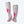 Mobile Warming grey and pink geometric pattern knee high socks