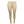 Mobile Warming tan thermal leggings with side pocket and elastic waistband