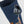 Mobile Warming battery pack inside a zippered pocket on a blue knit sock