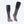 Mobile Warming black and grey knee high heated socks with side zipper battery pocket