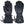 Mount Tec black heated winter gloves with adjustable wrist straps and power button