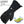 Black waterproof heated glove with power button and layered fabric diagram
