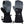 Mount Tec grey and black heated gloves with power button and adjustable wrist strap