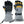Mount Tec Explorer heated gloves in grey and black with yellow accents