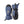 Hestra blue and black insulated winter mittens with adjustable wrist straps