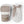 Hestra white and beige leather mittens with drawstring cuff