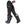 Pair of black Gerbing heated socks with grey accents and battery pocket