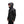 Person wearing a black Black Diamond hooded insulated jacket