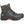 Muck black and olive green waterproof lace up boot with red accents
