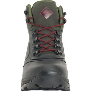 Muck olive green and black lace up waterproof work boot
