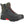 Muck black and olive green waterproof lace up work boot with red accents