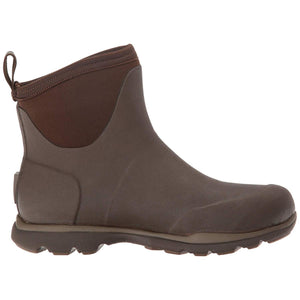 Muck brown ankle boot with pull tab