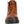 Muck brown leather lace up work boot with black rubber sole