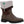 Muck brown and grey mid calf rubber boot with logo patch