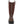 Back view of brown Muck tall rubber boot with pull tabs