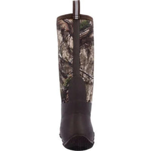 Back view of Muck camo print tall rubber boot
