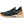 Muck black and grey lace up sneaker with tan heel and beige midsole