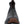 Rear view of black Muck ankle boot with brown pull tab and brown rubber tread