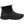 Muck black waterproof ankle boot with pull tabs and textured rubber sole