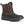 Muck brown and black lace up winter boot with grey felt collar