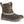 Muck brown leather and plaid lace up winter boot with rubber base