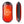 ActionHeat red and black rechargeable hand warmer with honeycomb pattern and bear logo