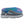 Korkers grey slip on shoe with perforated upper and blue patterned insole