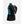 Nathan blue handheld water bottle with black mesh strap and reflective detailing