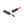 Two maroon Nathan personal safety alarms with lanyards