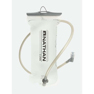 Nathan 2 liter hydration reservoir with drinking tube and bite valve