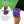Nature Creation purple floral microwave heat pad wrapped around a human elbow