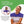 Nature Creation purple microwave heat pad worn on shoulders by a woman