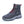 Navatex black waterproof lace up winter boot with red laces and grey sole
