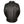 Back view of a black Milwaukee Leather motorcycle jacket with vertical vents