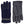 Hestra navy blue knit and leather gloves