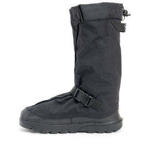 Neos black waterproof overshoe with side buckle and drawstring top