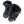 Pair of black NEOS overshoes with adjustable straps and drawstring cuffs