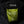 Neos stash pocket label on lime green fabric inside a black bag