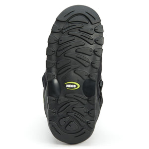 Black Neos overshoe treaded rubber sole