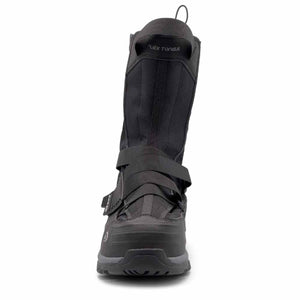 Neos black overshoe with flex tongue and adjustable strap closure
