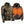 Mossy Oak camo heated zip up hoodie with glowing orange heating elements on the chest