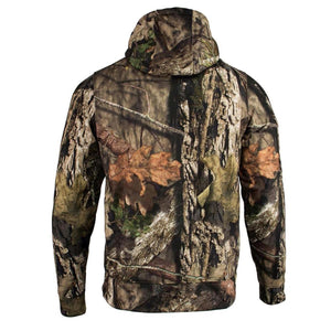 NexGen hooded sweatshirt in Mossy Oak camouflage pattern back view