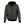 Dark grey zip up hoodie with black hood lining and black cuffs