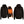 Black zip up hoodie showing front back and internal heating elements
