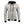 NexGen grey zip up hoodie with black trim and power button logo on chest