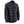 Black and grey plaid long sleeve button down shirt with two chest pockets