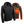 NexGen black hooded heated jacket showing internal heating elements