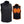 NexGen black quilted heated vest showing heating elements on the chest