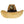 Kool Breeze straw cowboy hat with a built in solar powered fan on the front