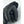 Hestra black leather ski mitten with yellow stitching detail